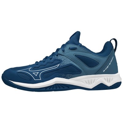 Zapatillas Balonmano Mizuno Ghost Shadow Mujer - Azules Oscuro / Blancos - Chile M956SWVKBZ